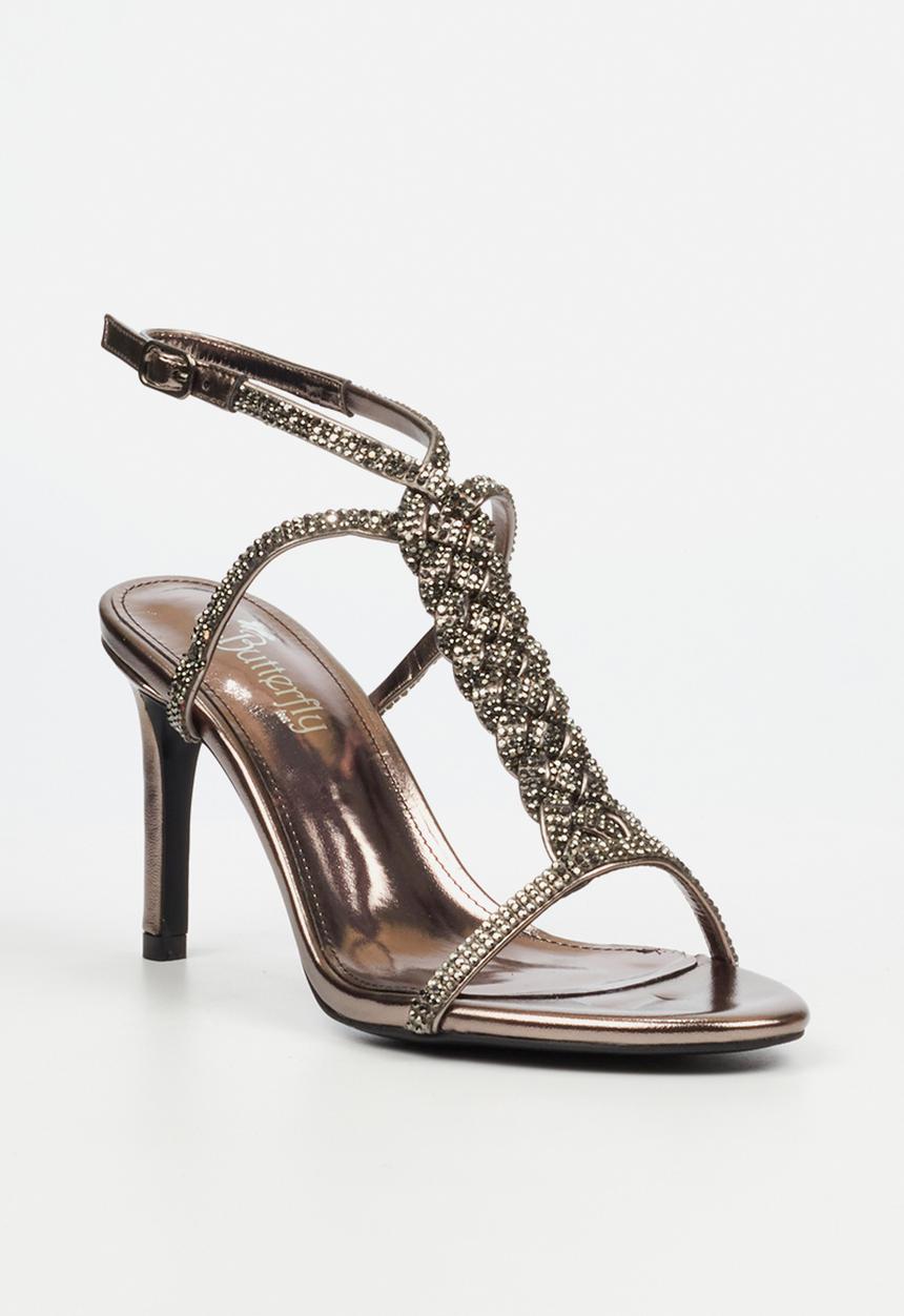 Butterfly Feet - Dione 1 heel - pewter