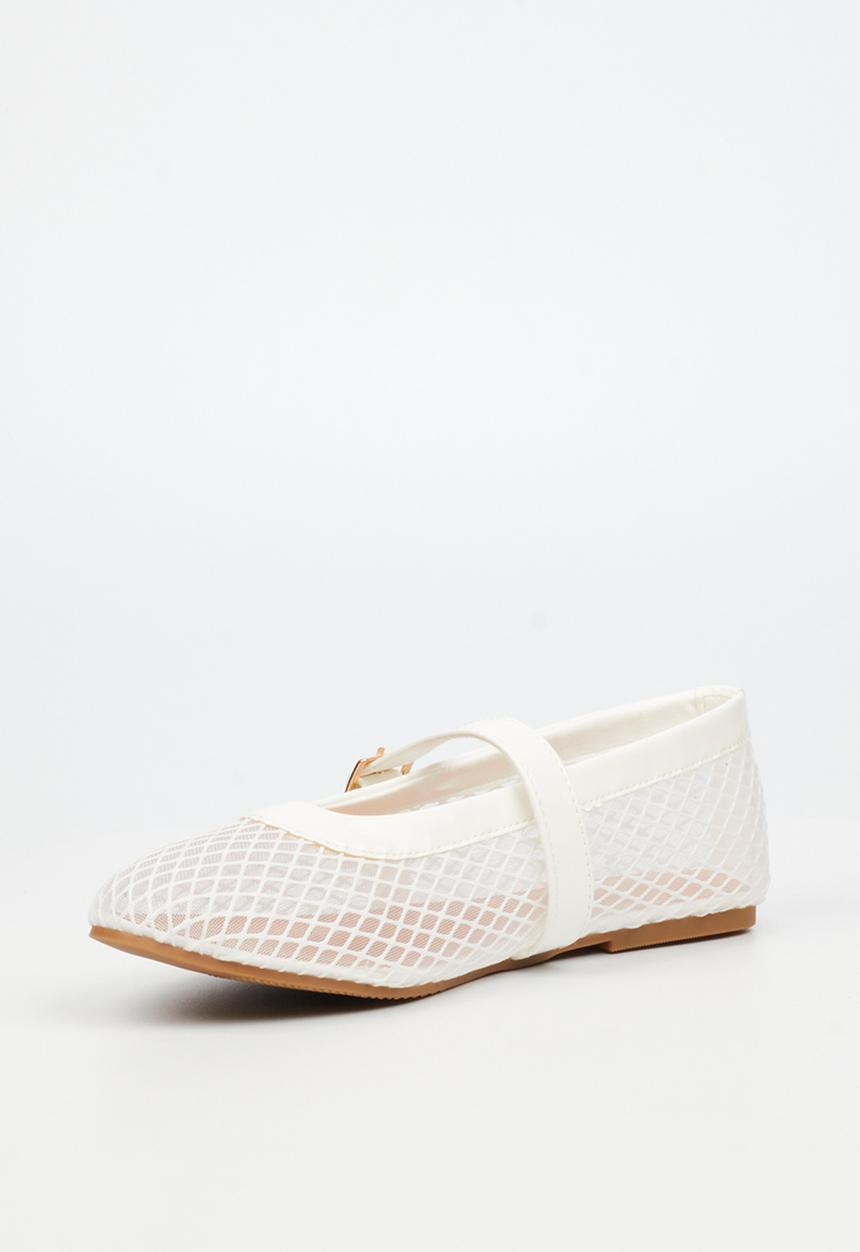 Miss Black - Ayanda 1 mesh pump - white
