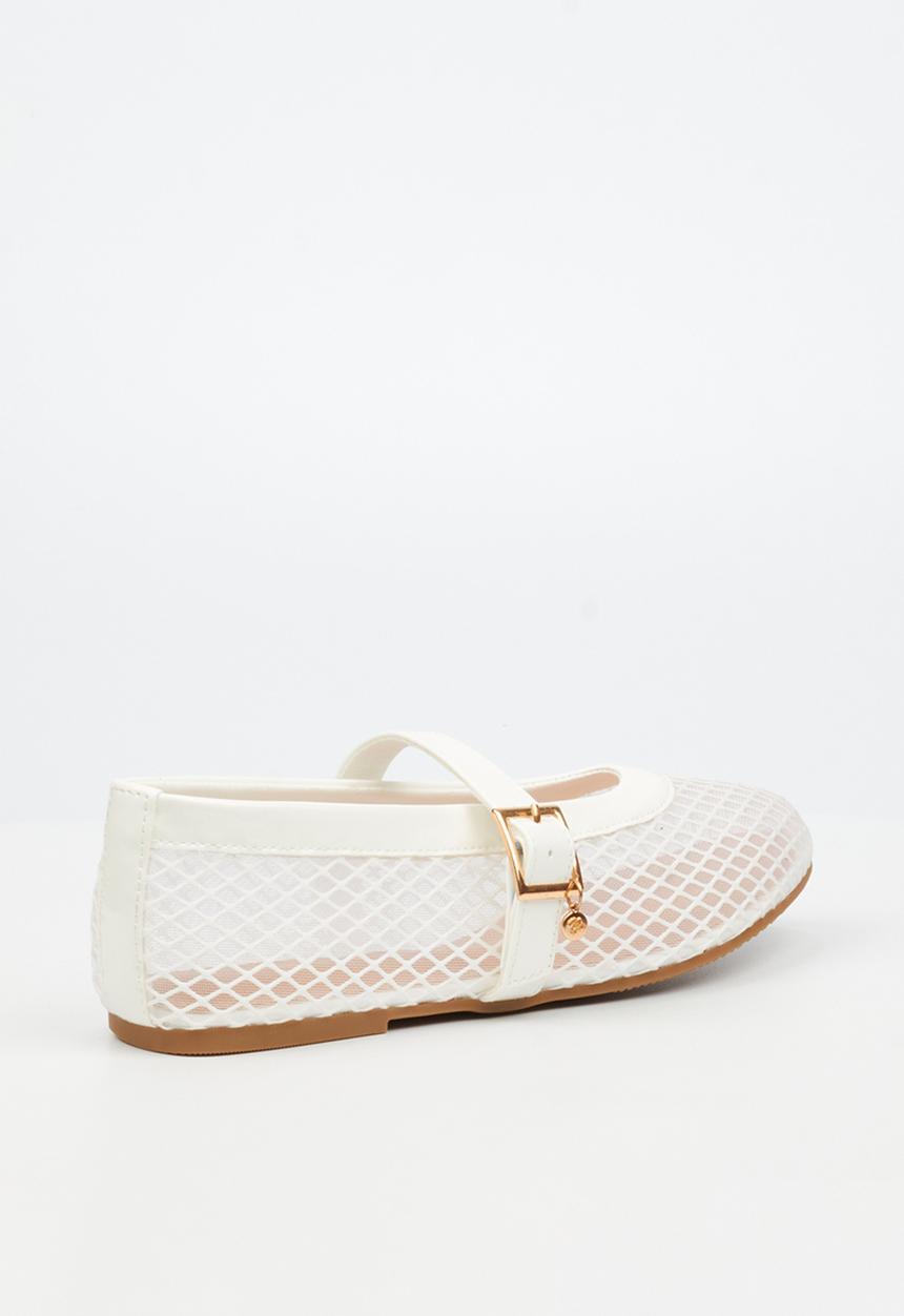 Miss Black - Ayanda 1 mesh pump - white