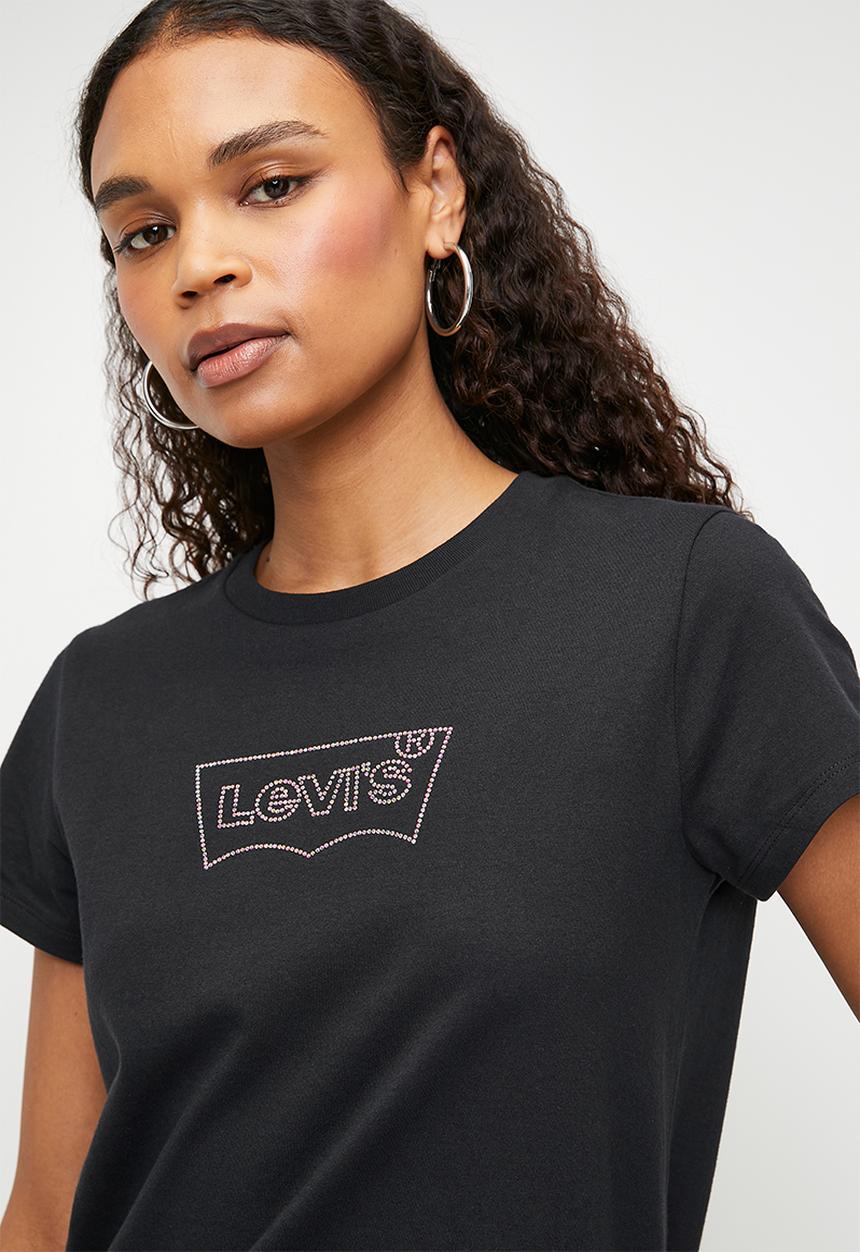 Levi’s® - Perfect T-Shirt Rhinestone - Jet black