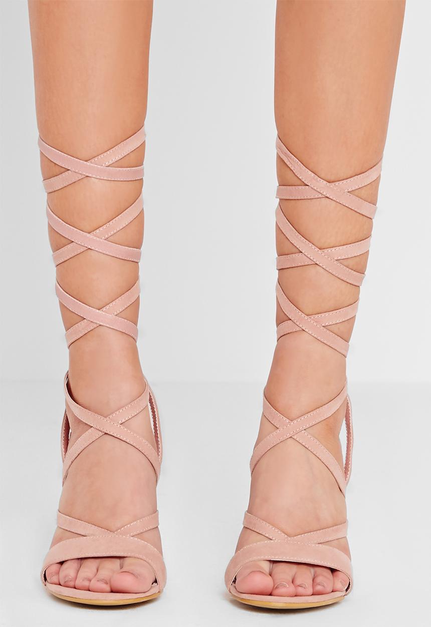 Missguided - Perspex Lace Up Heel