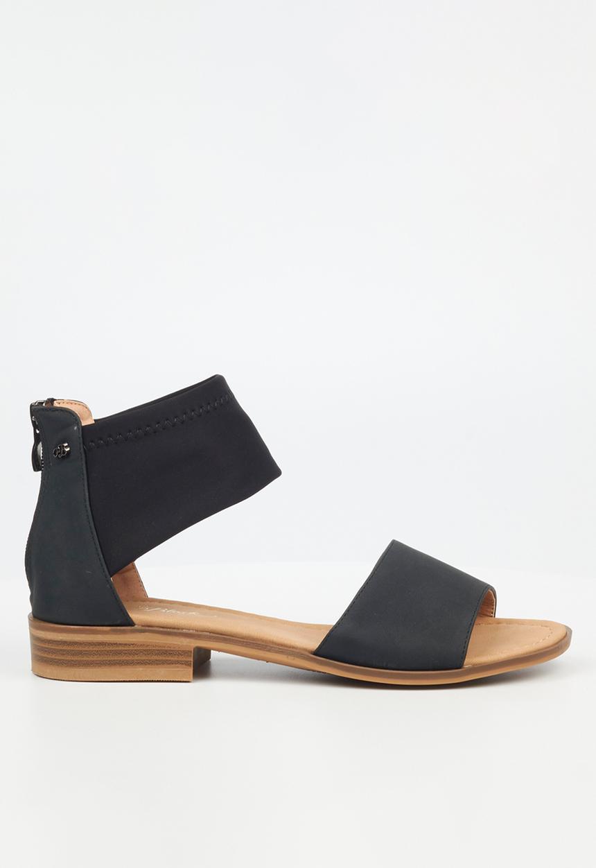 Miss Black - Micah 6 elastic sandal - black