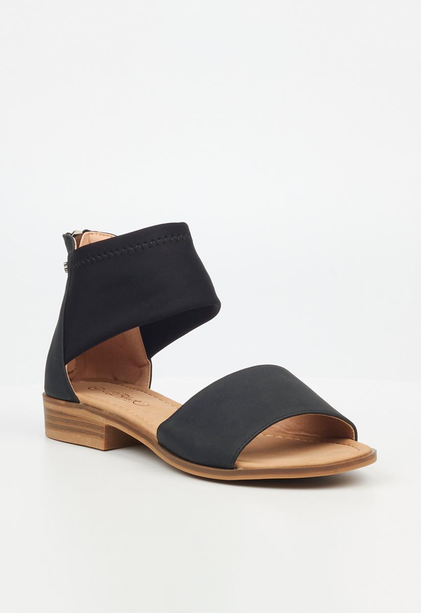 Miss Black - Micah 6 elastic sandal - black