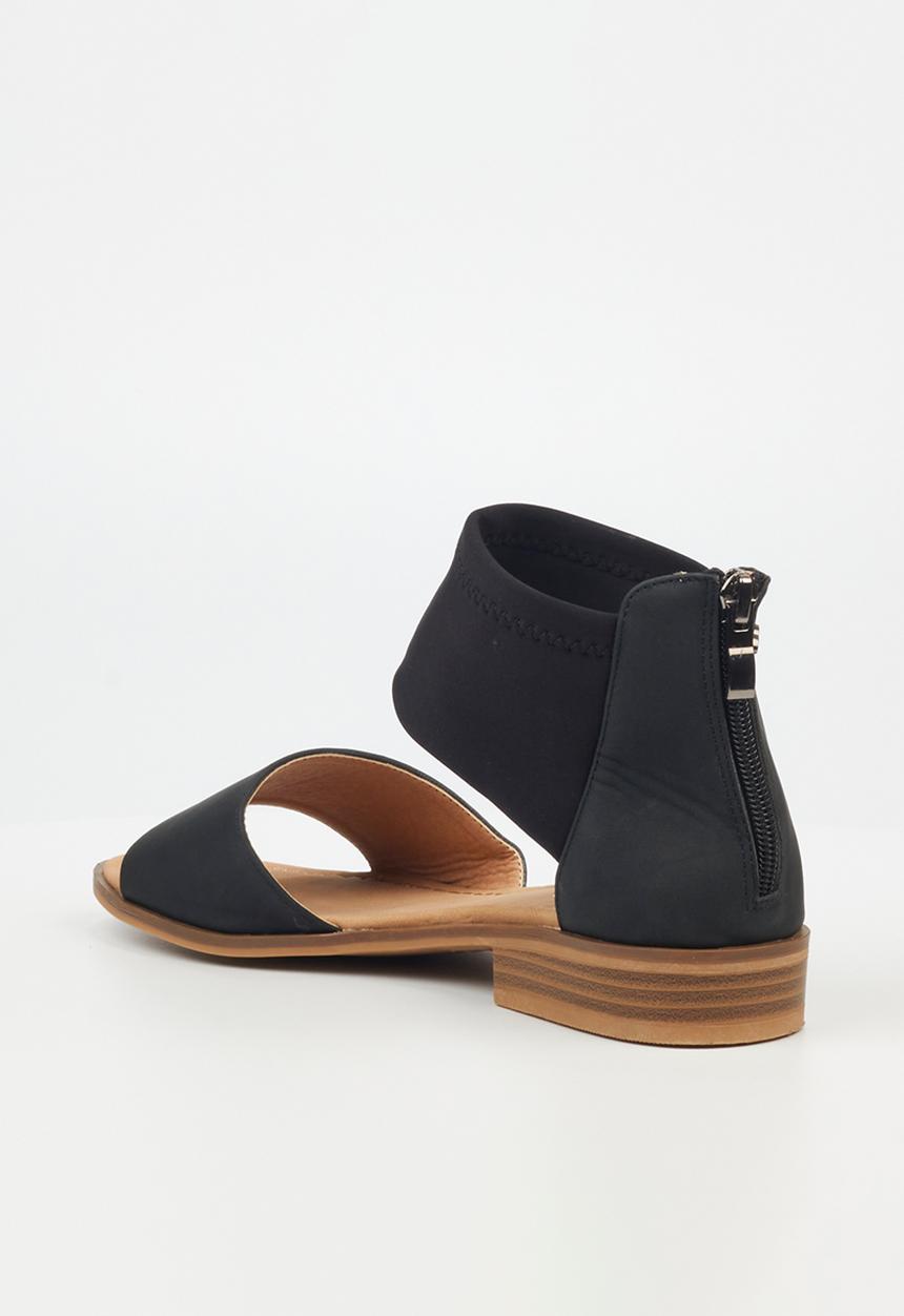 Miss Black - Micah 6 elastic sandal - black