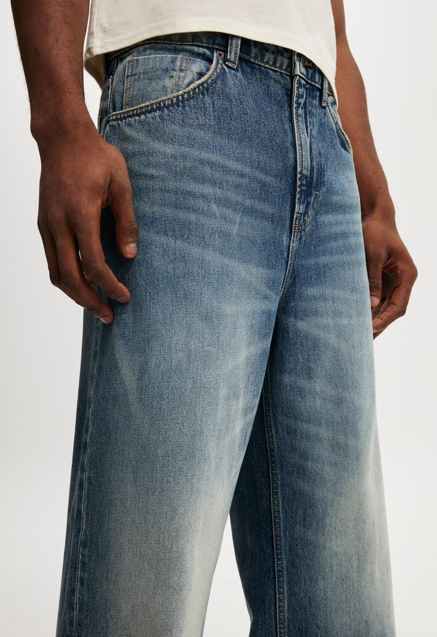Cotton On - Super Baggy Jean - Vice Blue