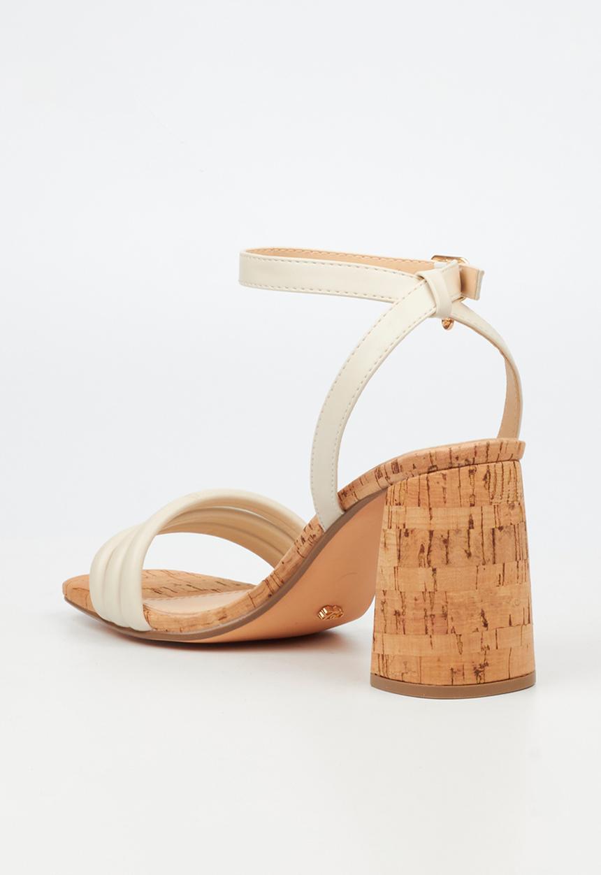 Miss Black - Seona 1 heel - bone combo