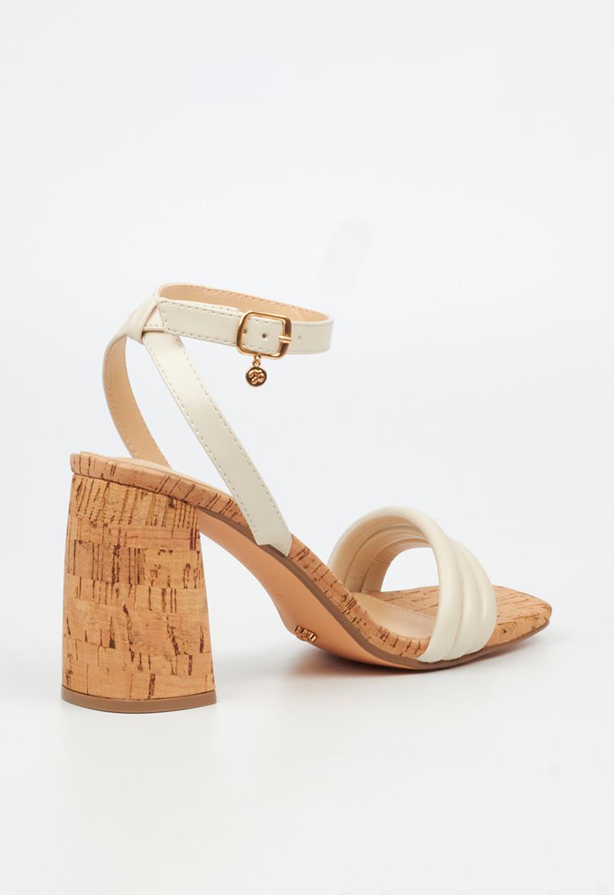 Miss Black - Seona 1 heel - bone combo