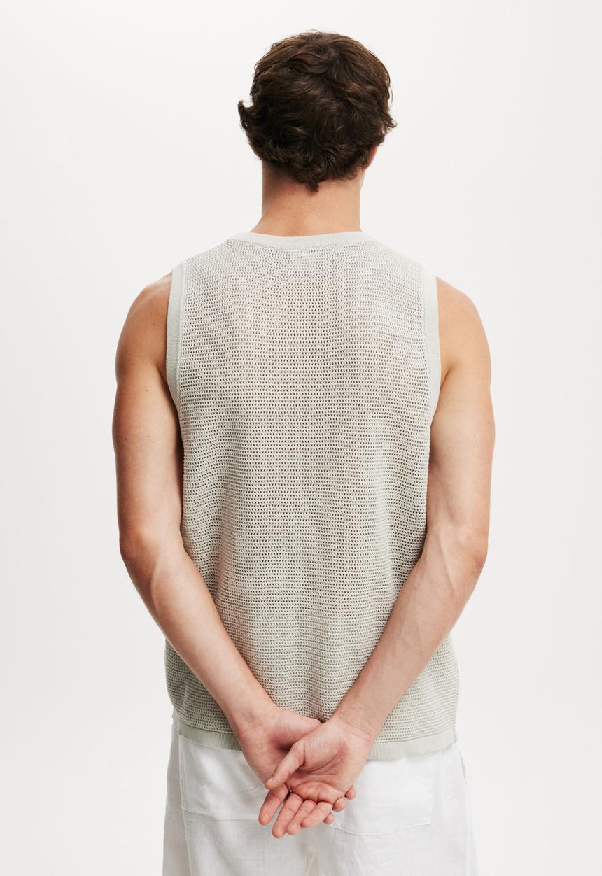 Cotton On - Knit Tank - Grey