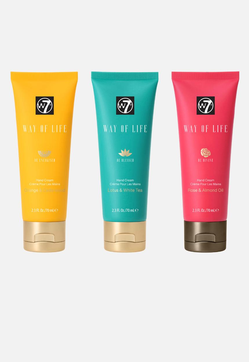 W7 Cosmetics - Way of Life Hand Cream 70ml - Be Divine/Rose&Almond