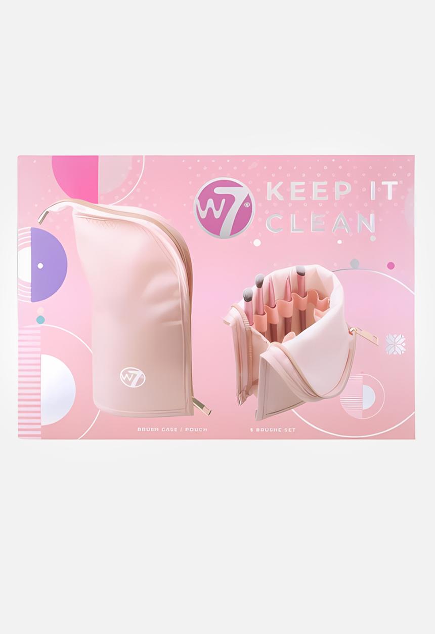 W7 Cosmetics - Keep It Clean Brush Gift Set - Maquibeauty