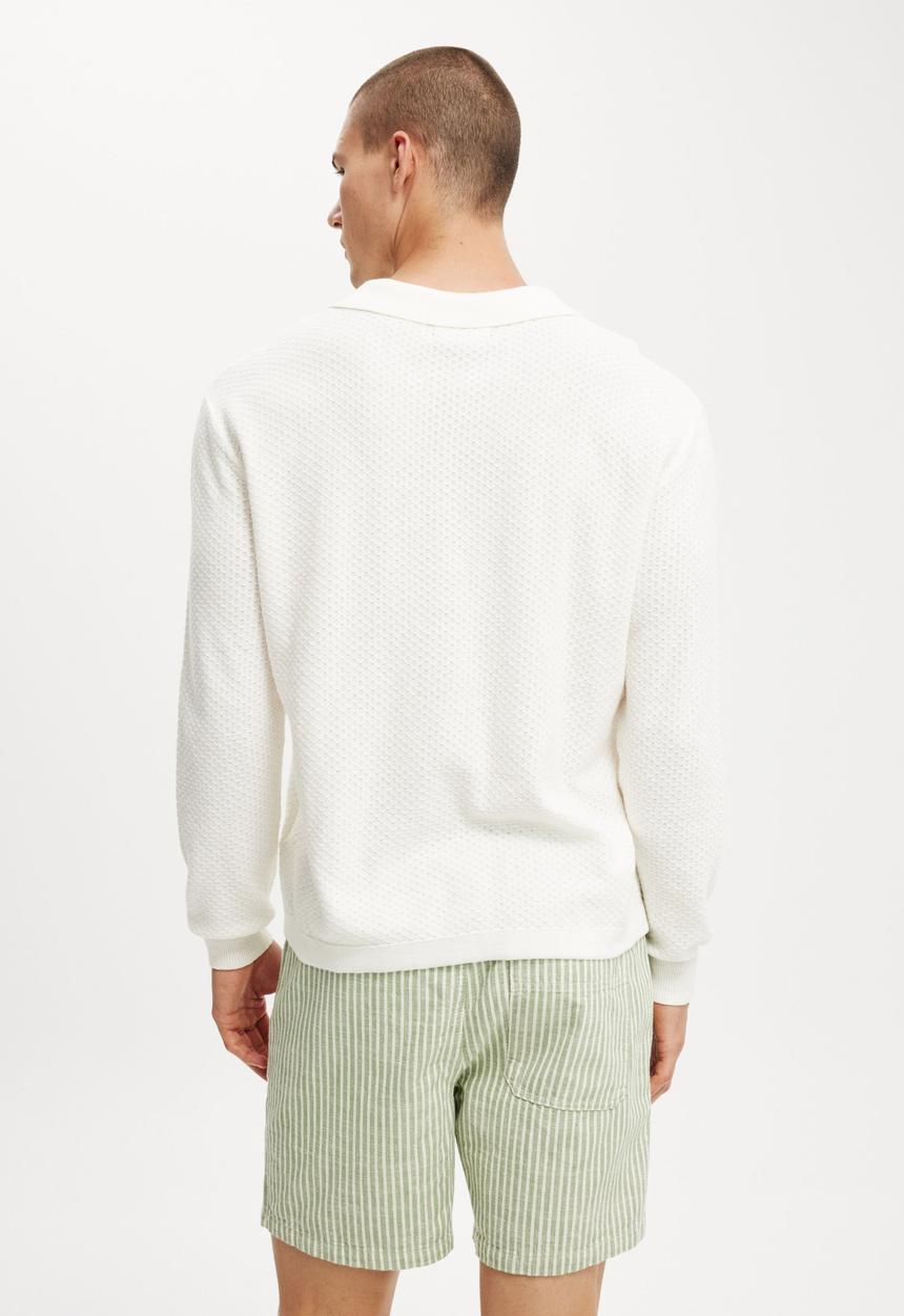 Cotton On - Easy Short - Sage Stripe