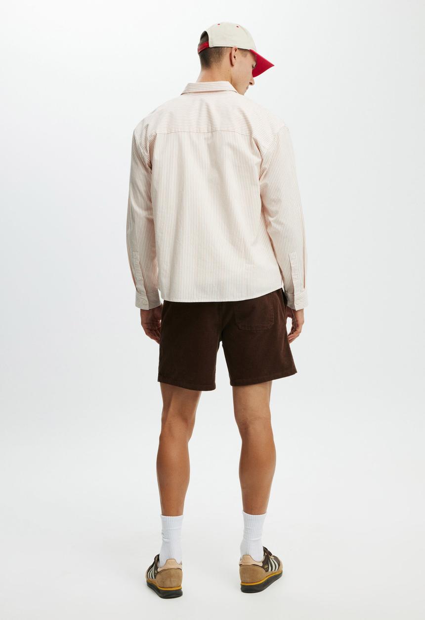 Cotton On - Easy Short - Chocolate Cord