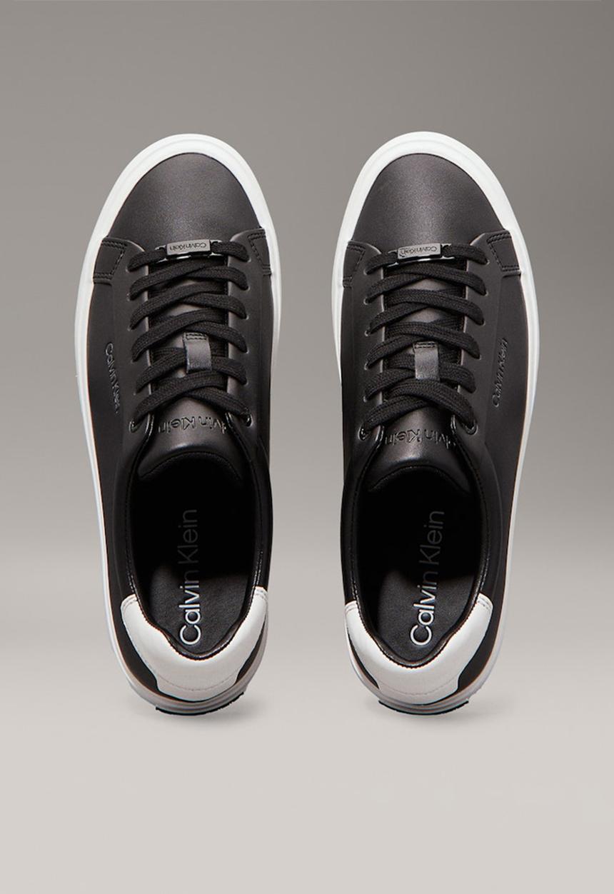Calvin Klein - Vulcanized Lace Up - Black / White