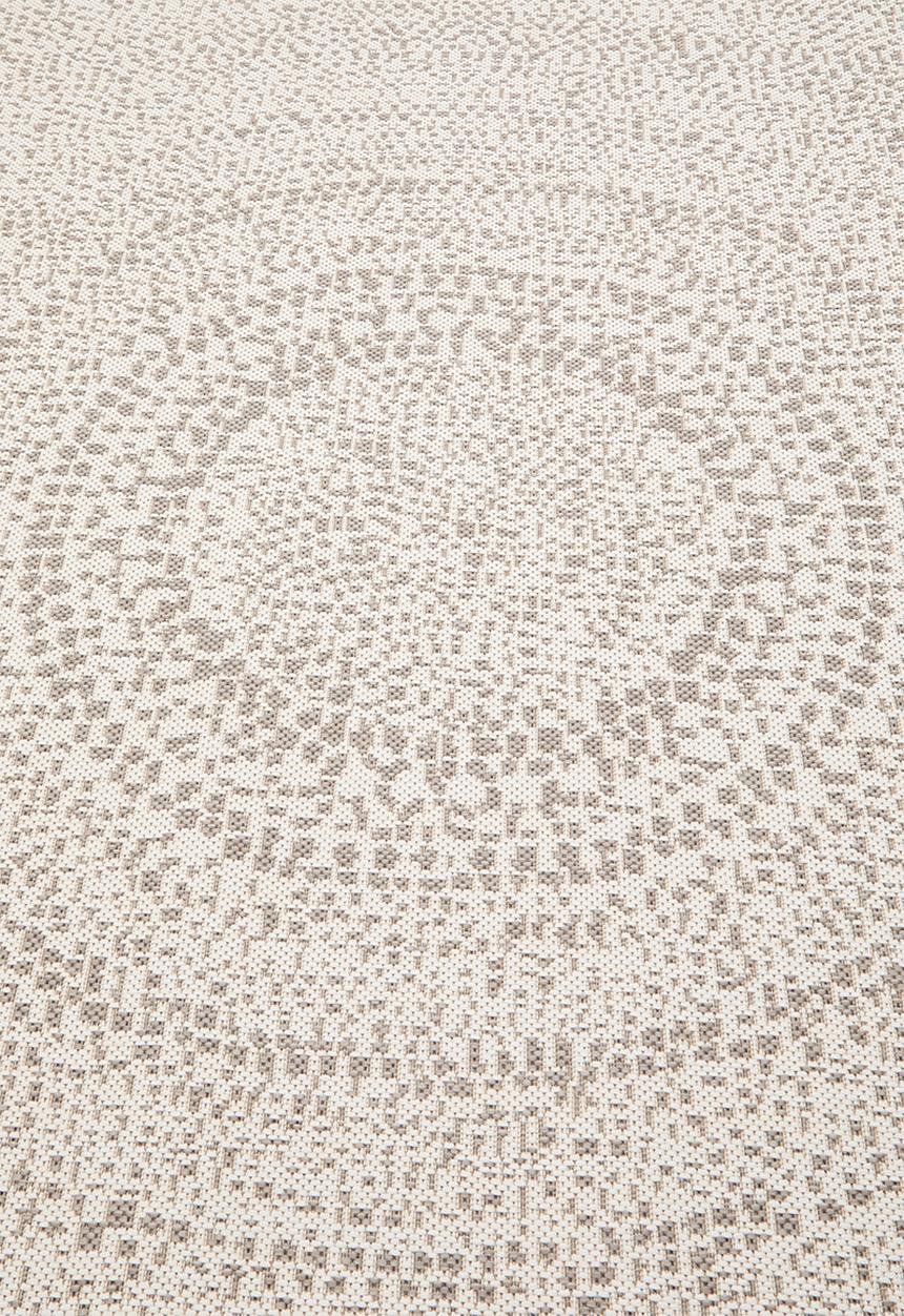 Fotakis - Dotted Round Outdoor/Indoor Rug Beige