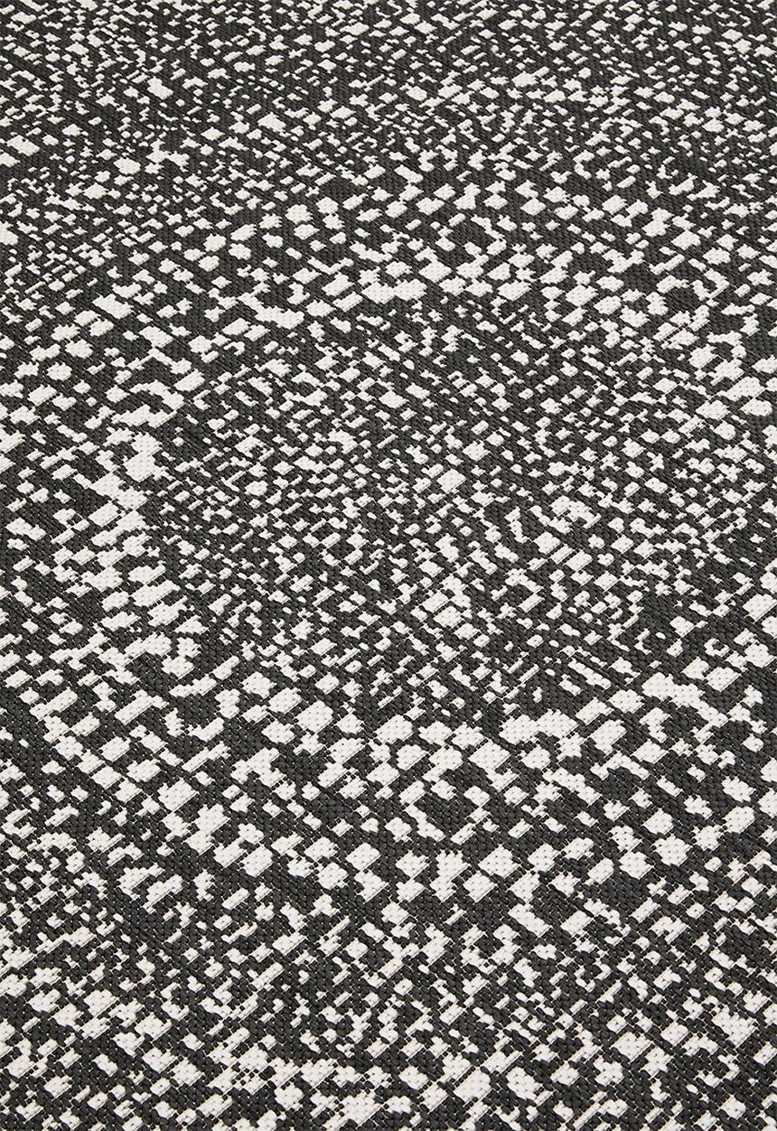 Fotakis - Dotted Round Outdoor/Indoor Rug Black