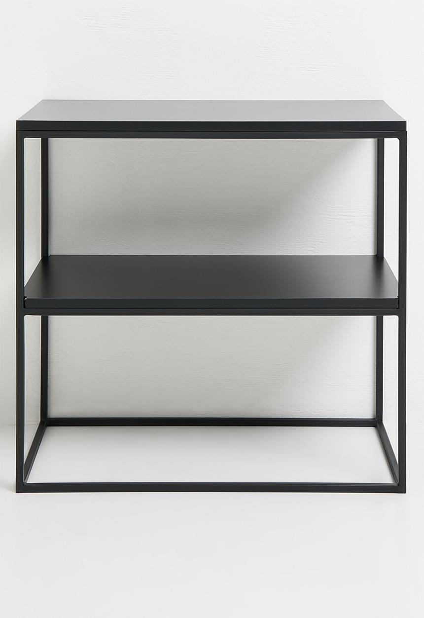 Native Decor - Slim Large Side Table - Black