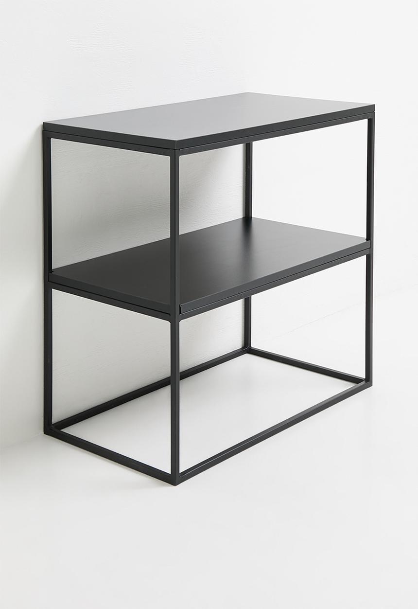 Native Decor - Slim Large Side Table - Black