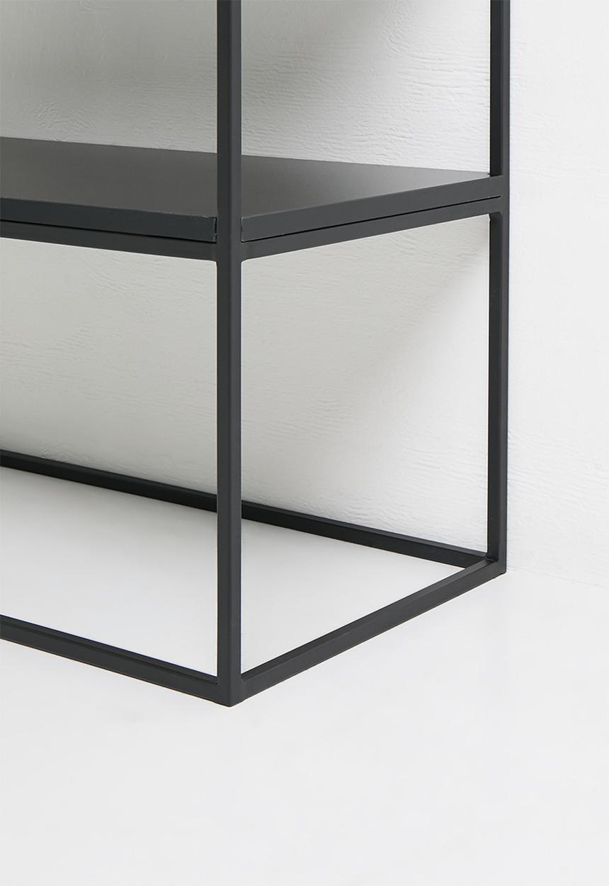 Native Decor - Slim Large Side Table - Black