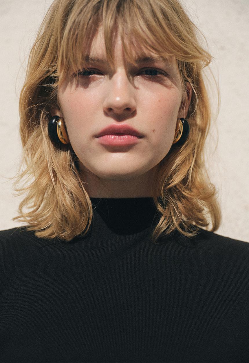 MANGO - Leandra earrings - gold