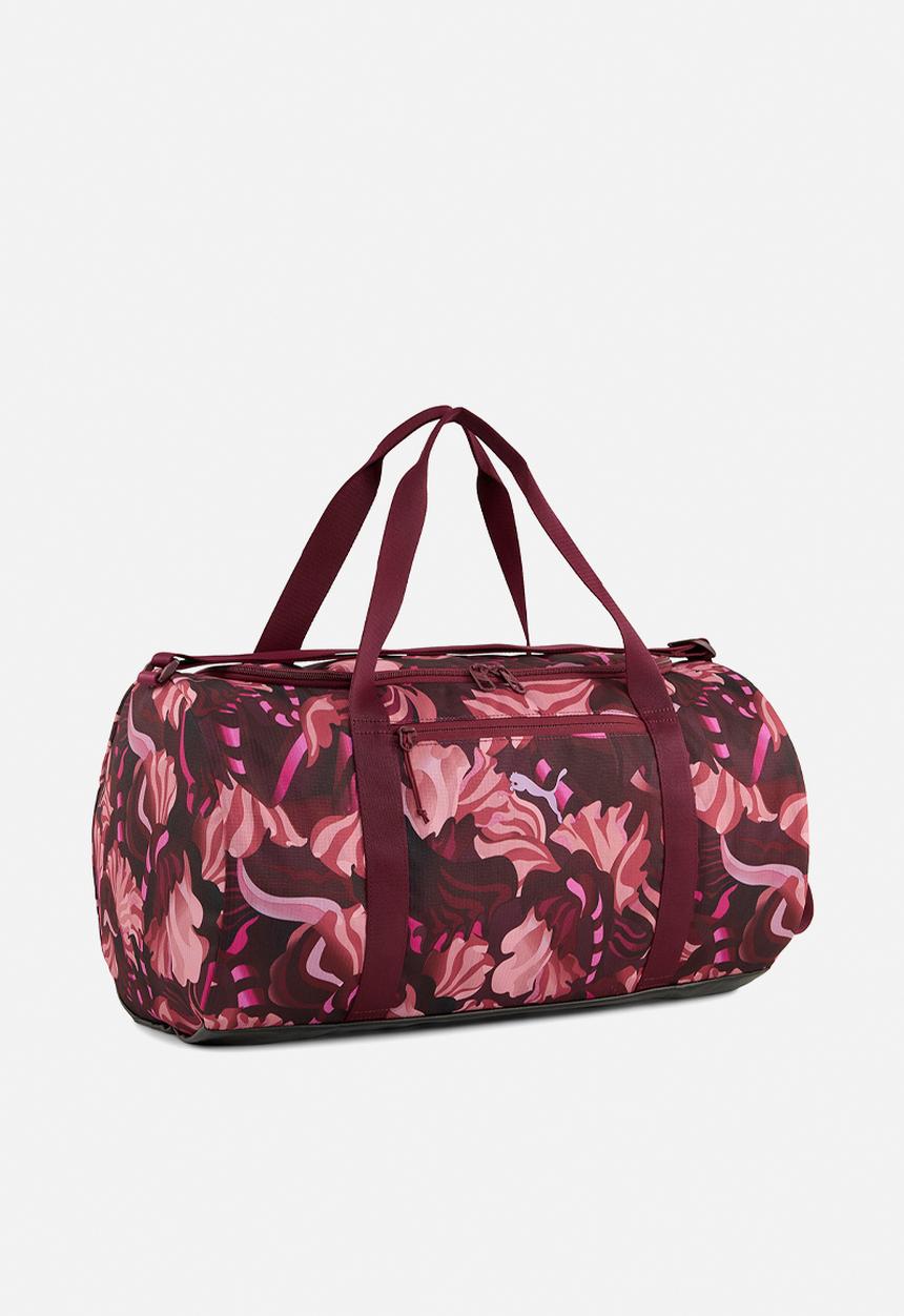 PUMA - At ess floral ribbon barrel bag - poised pink