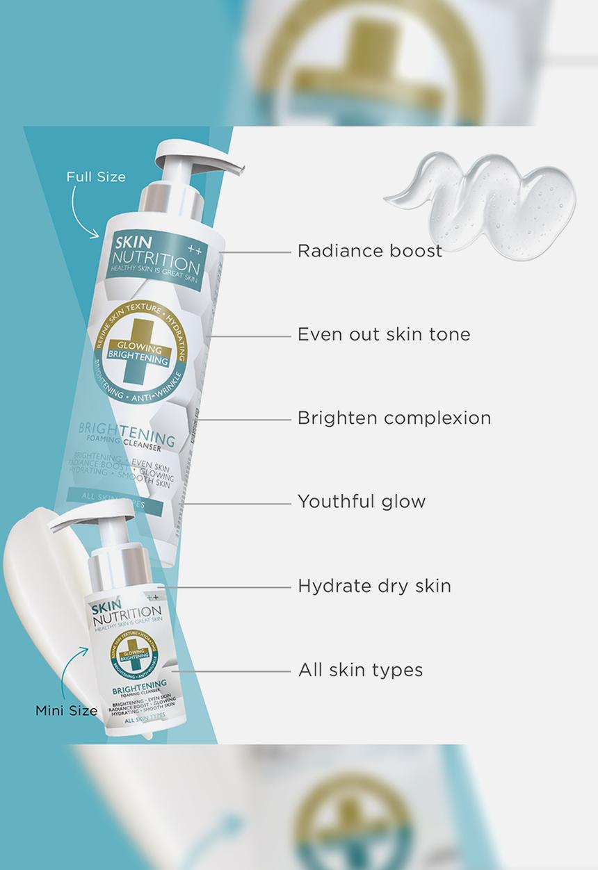 SKIN NUTRITION - Mini Brightening Foaming Cleanser - 50ml