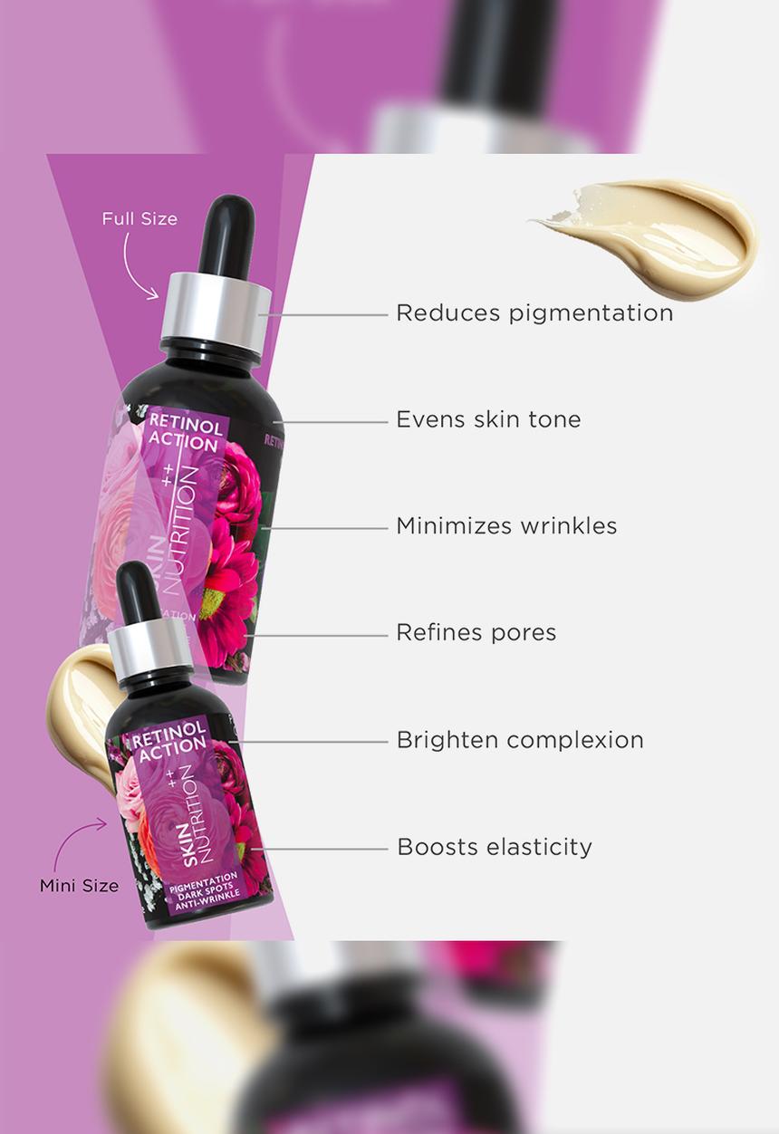 SKIN NUTRITION - Mini Retinol Action Serum - 10ml