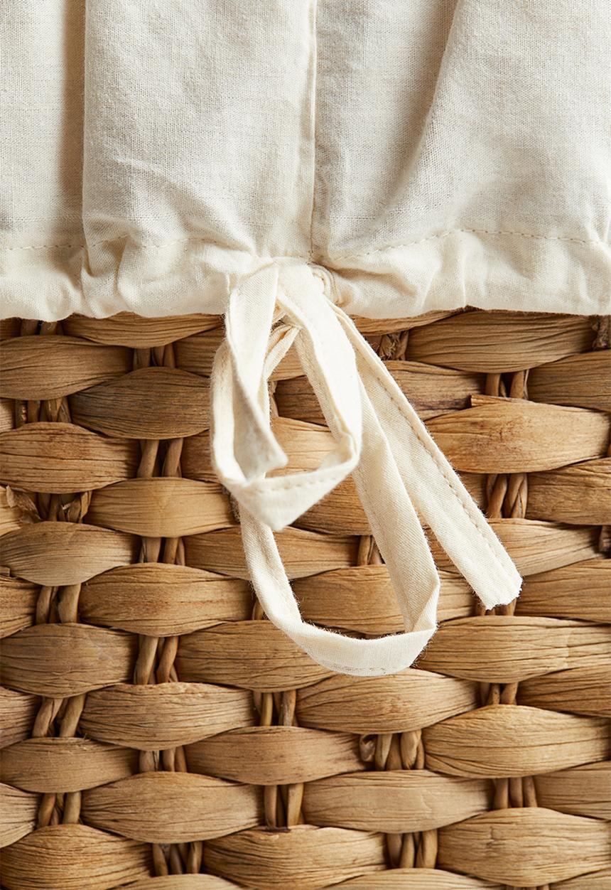 H&M - Straw laundry basket - beige