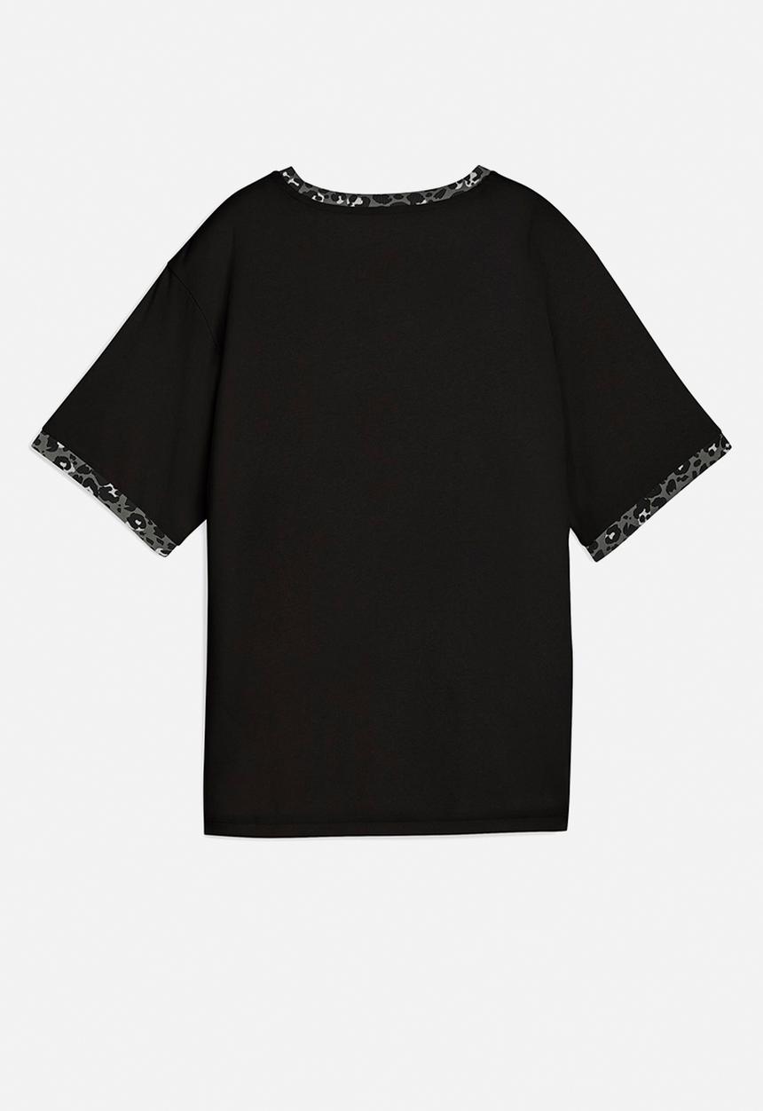PUMA - ESS GRAPHIC Animal Relaxed Tee PUMA Blac