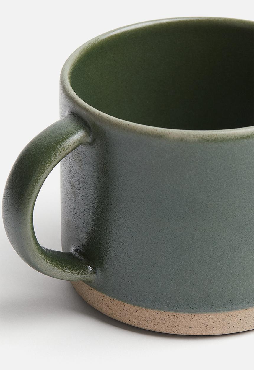 H&M - Reactive-glaze stoneware mug - green