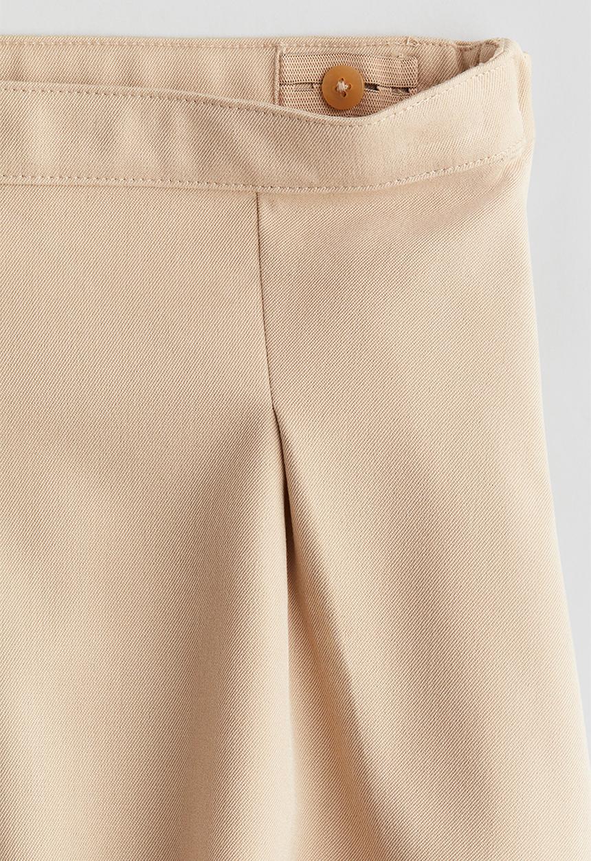 H&M - Pleated skirt - beige