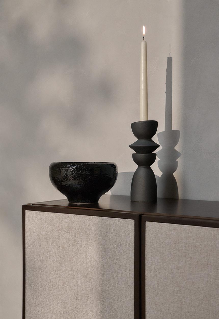 H&M - Stoneware bowl - black