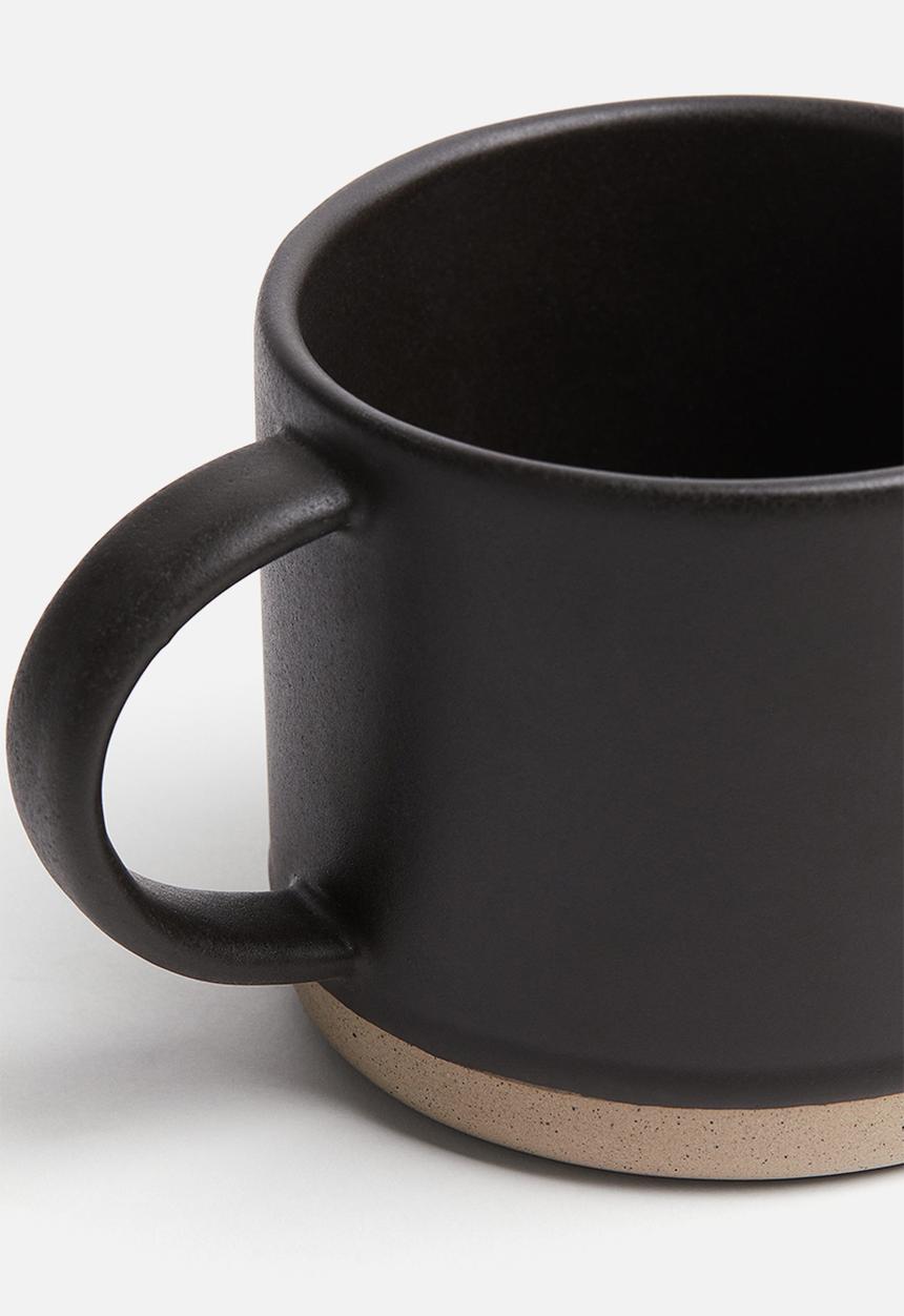 H&M - Reactive-glaze stoneware mug - black