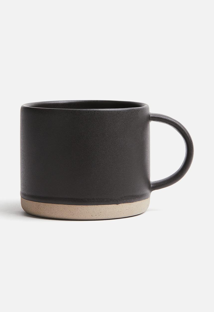 H&M - Reactive-glaze stoneware mug - black