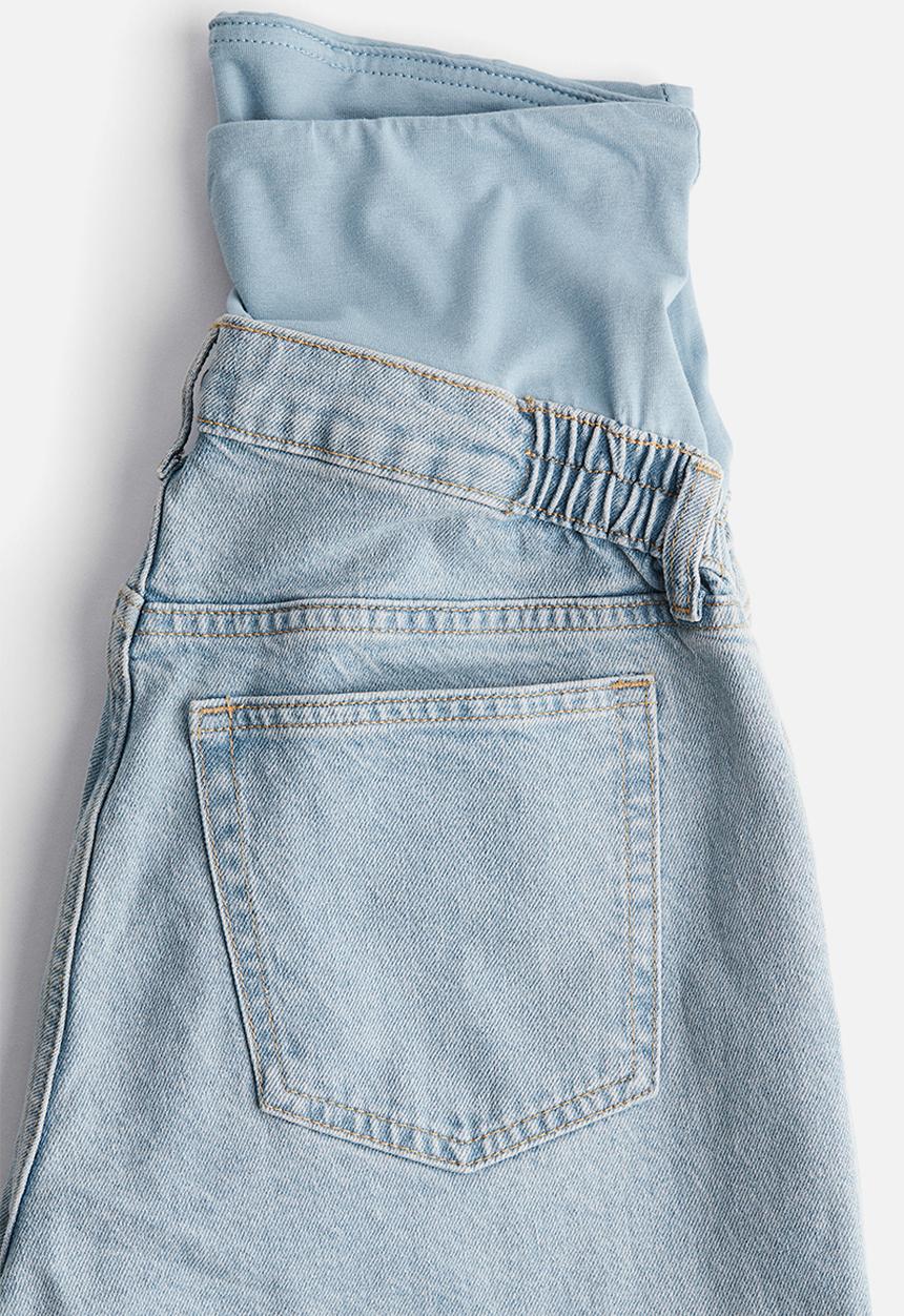 H&M - Mama slim mom ankle jeans - light denim blue