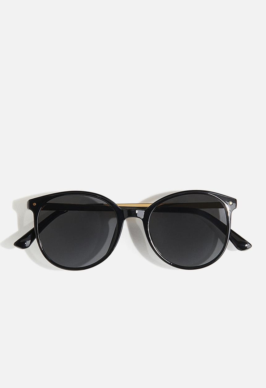 H&M - Round sunglasses - black & gold-coloured
