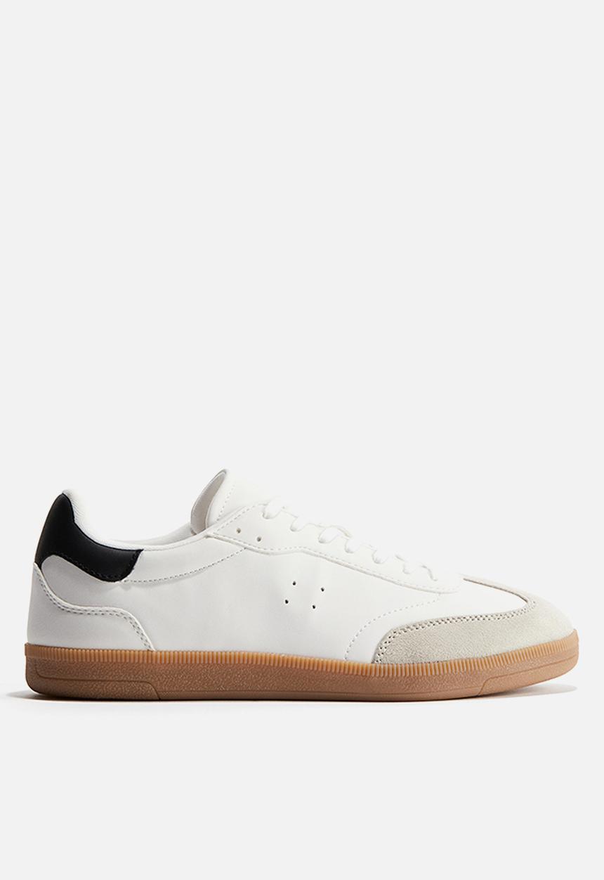 H&M - Trainers - white & beige