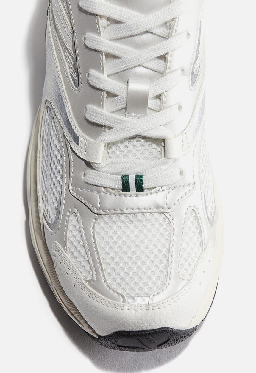H&M - Chunky trainers - white & dark green