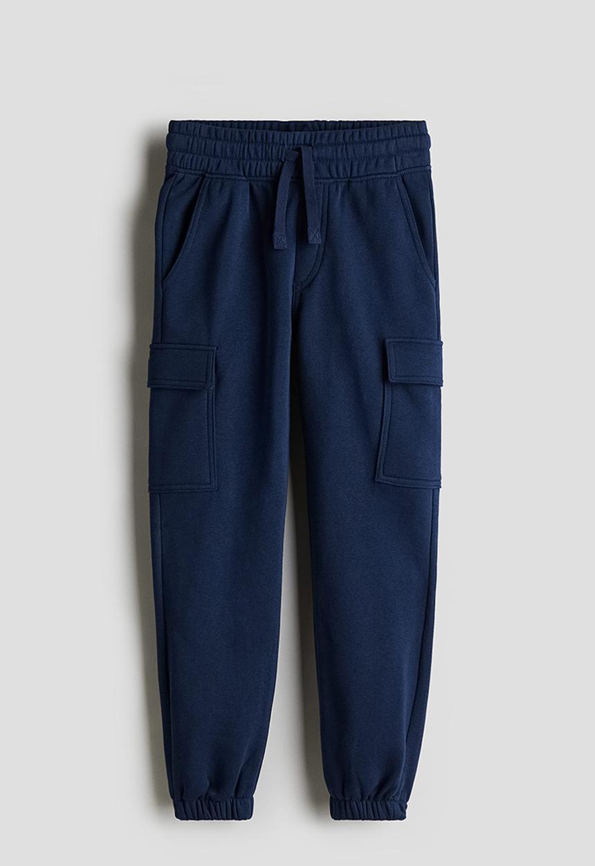H&M - Cargo joggers - navy blue