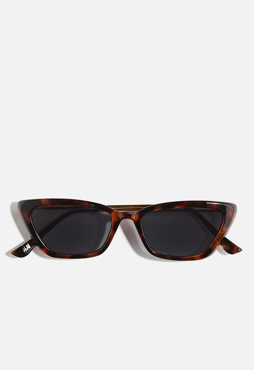H&M - Cat-eye sunglasses - brown tortoiseshell-patterned