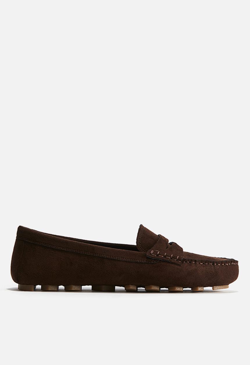 H&M - Napped loafers - dark brown