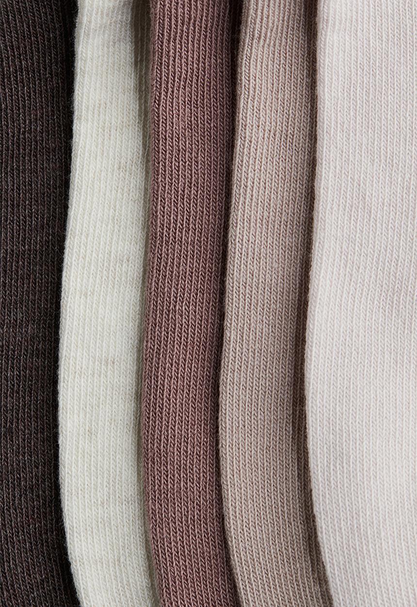 H&M - 7-pack trainer socks - powder pink/dark dusty pink 