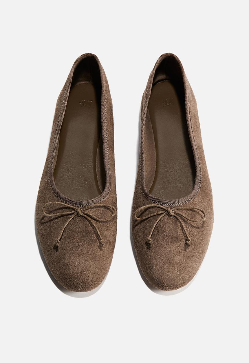 H&M - Ballet pumps - dark beige
