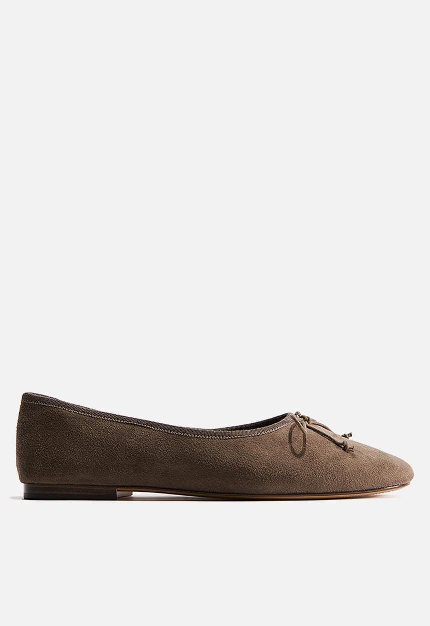 H&M - Ballet pumps - dark beige