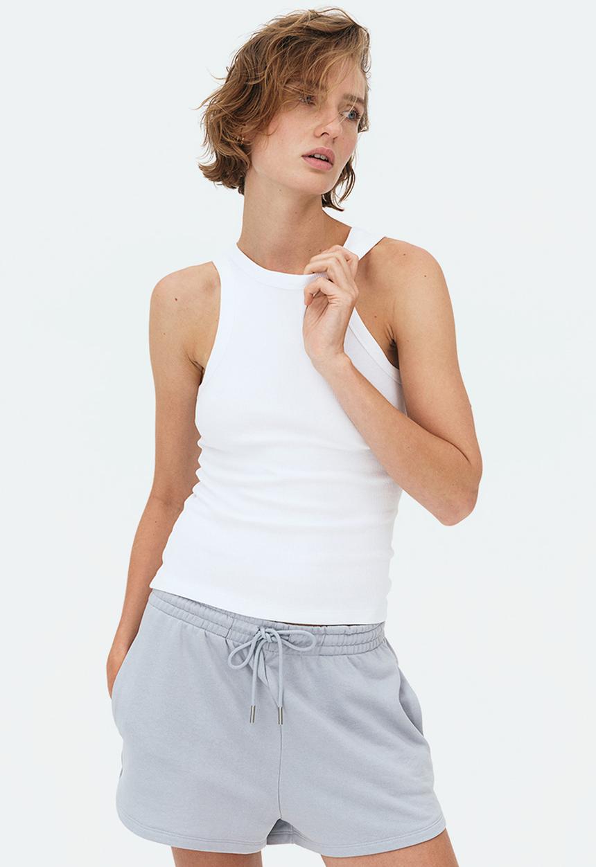 H&M - Sweatshirt shorts - light dusty blue 