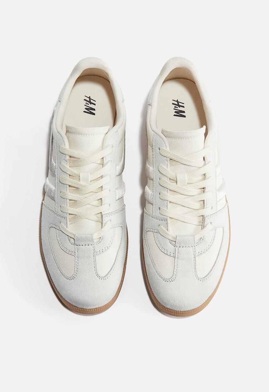 H&M - Trainers - cream & light grey