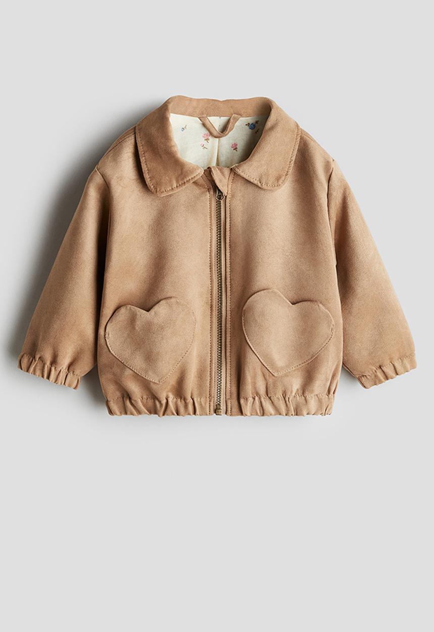 H&M - Napped jacket - dark beige