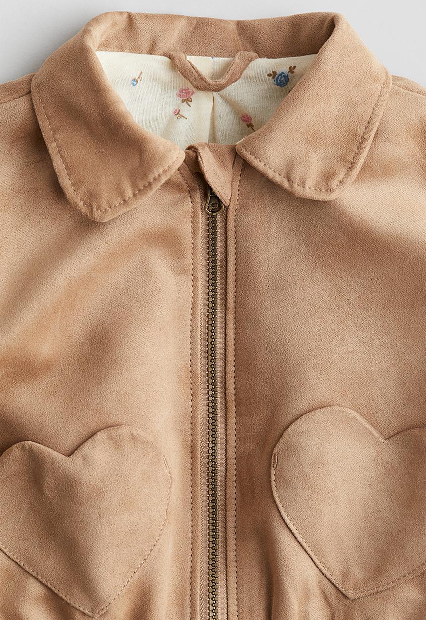 H&M - Napped jacket - dark beige