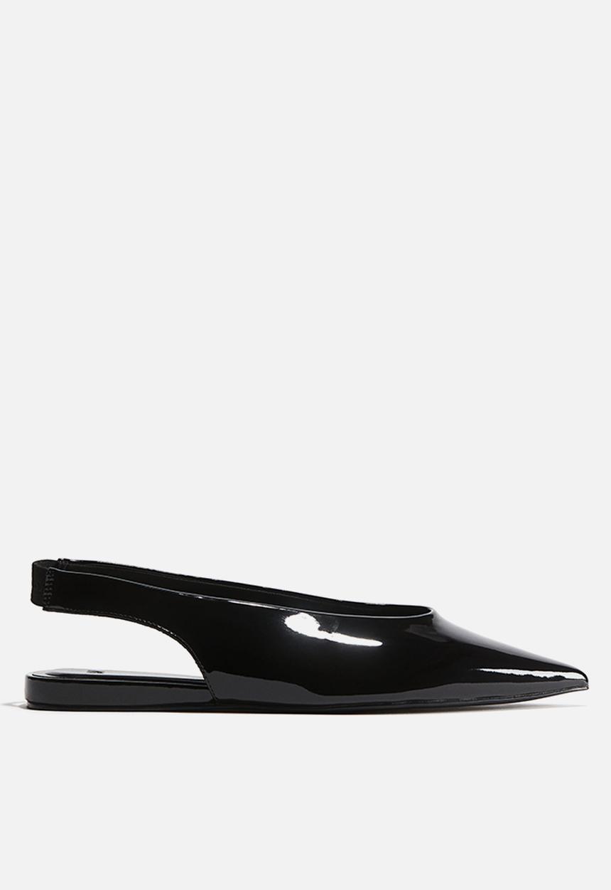 H&M - Pointed slingbacks - black