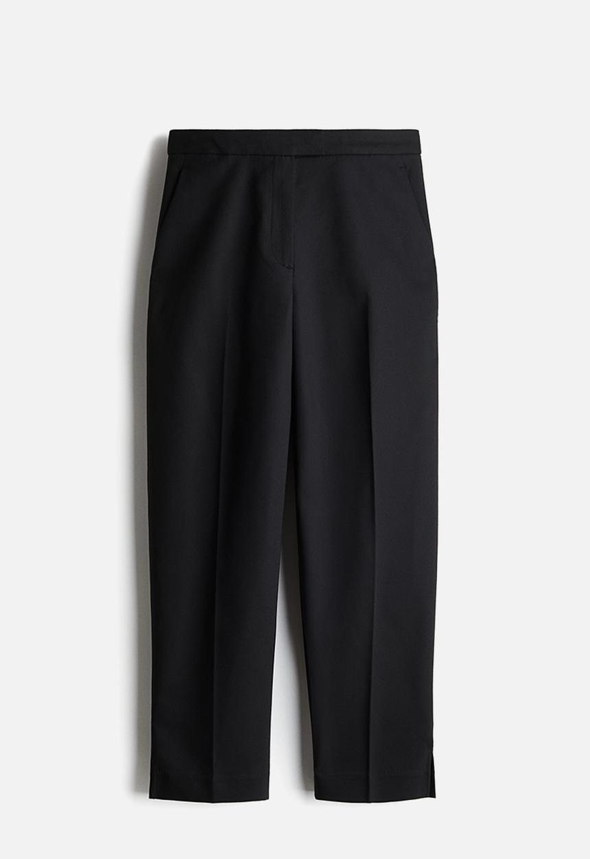 H&M - Tailored cigarette trousers - black