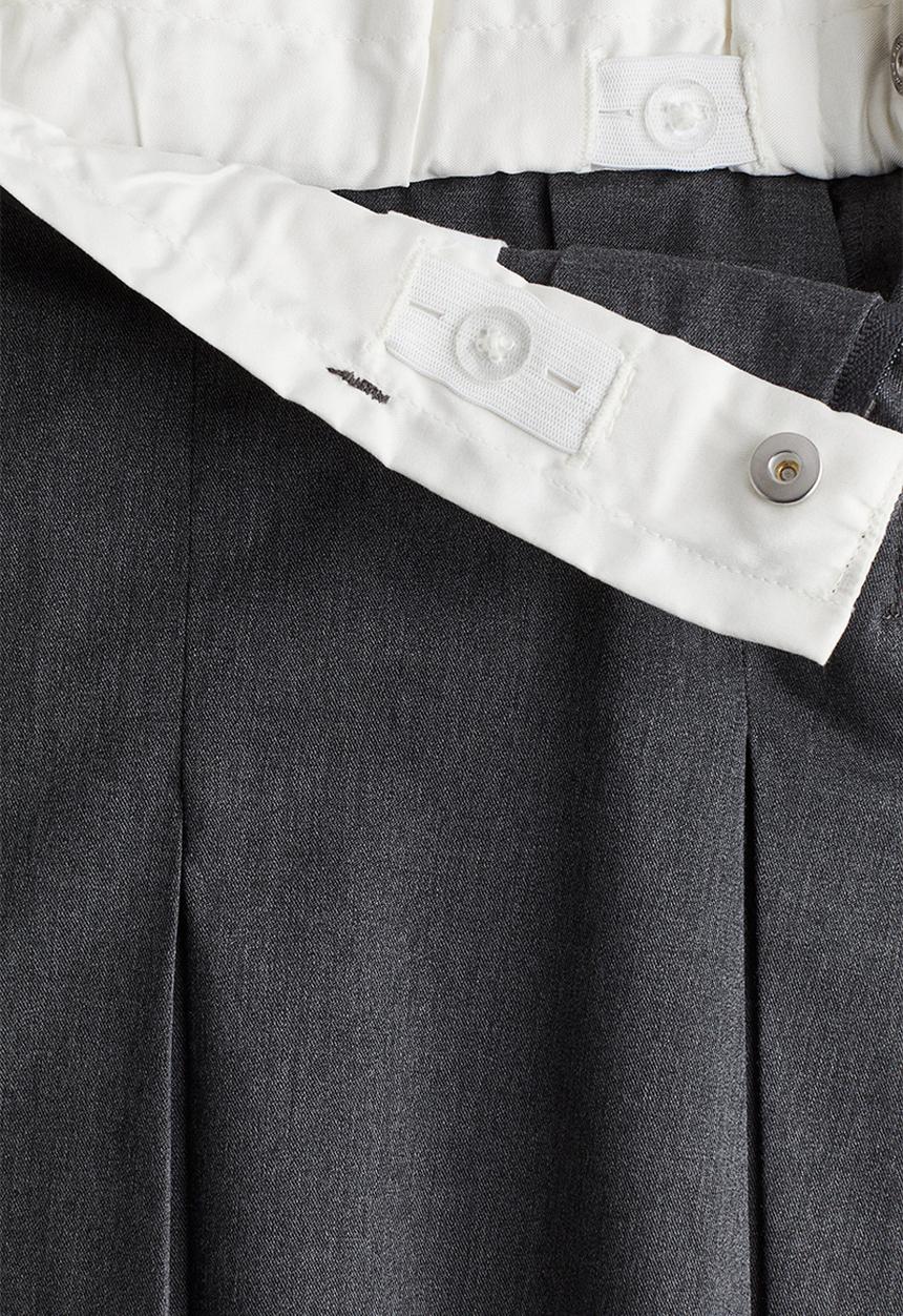 H&M - Pleated skirt - dark grey